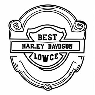 Harley Davidson Logo Ausmalbild 56361-46861