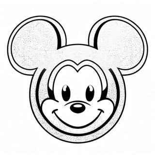 Glitzernde Mickey Ohren Ausmalbild 56372-46860