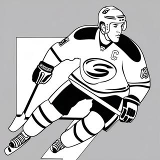 Carolina Hurricanes Spieler Beim Schlittschuhlaufen Ausmalbild 56542-46997