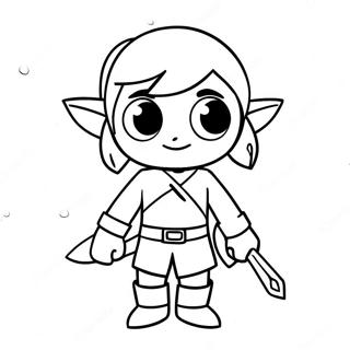 Abenteuerlicher Toon Link Ausmalbild 56652-47082