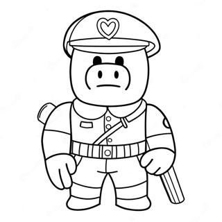 Roblox Soldat Piggy Ausmalbild 56721-47138