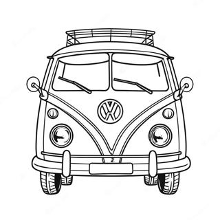 Vintage Volkswagen Bus Ausmalbild 56742-47162