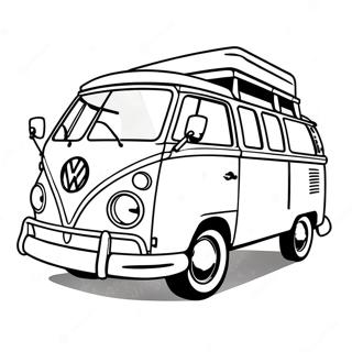 Vintage Volkswagen Bus Ausmalbild 56742-47164