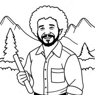 Bob Ross Ausmalbild 56931-47303