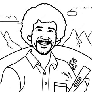 Bob Ross Ausmalbild 56931-47304