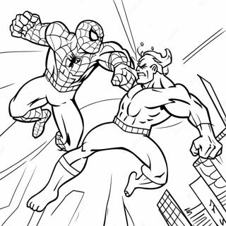 Spiderman Und Hulk Ausmalbild 56961-47332