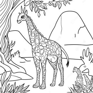 Punktillismus Tierreich Ausmalbild 57173 47568