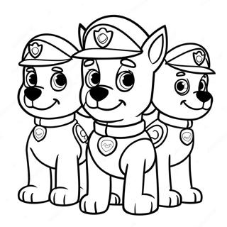 Paw Patrol Halloween Ausmalbild 57263-47628