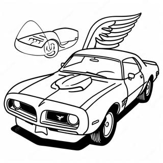 Trans Am Klassiker Ausmalbild 57424-47760