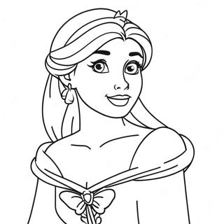 Charmante Disney Prinzessin Ausmalbild 57445-47769