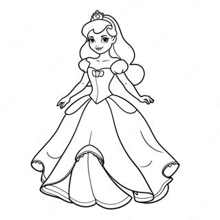 Charmante Disney Prinzessin Ausmalbild 57445-47771