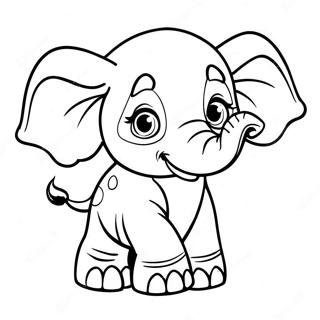 Baby Elefant Ausmalbild 57544-47841