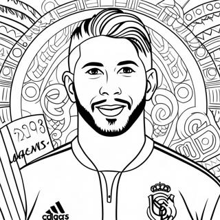 Sergio Ramos Ausmalbild 57614-47897