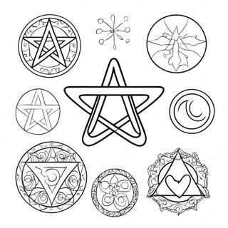 Wicca Ausmalbilder