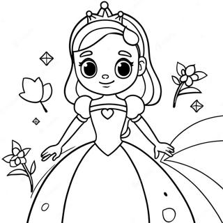 Prinzessin Spiel Ausmalbild 57714-47978