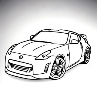 Nissan 370z Ausmalbilder