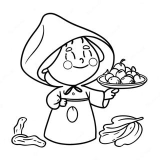 Strega Nona Mit Pastatopf Ausmalbild 57875-48120