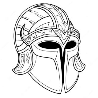 Mutiger Helm Der Erlosung Ausmalbild 57885-48110