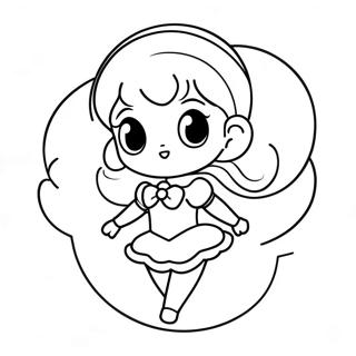 Chibi Sailor Mercury In Aktion Ausmalbild 57915-48141