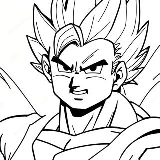 Gohan Super Saiyan 2 Ausmalbild 57944-48148