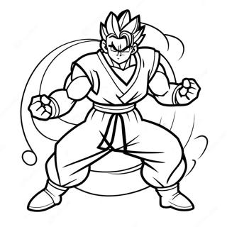 Gohan In Epischer Kampfpose Ausmalbild 57945-48166