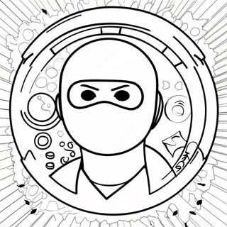 Spy Ninjas Logo Ausmalbild 5794-4627