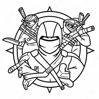 Spy Ninjas Logo Ausmalbild 5794-4628