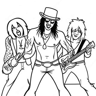 Motley Crue Ausmalbilder