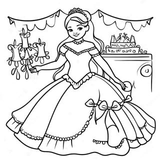 Quinceanera Ausmalbilder