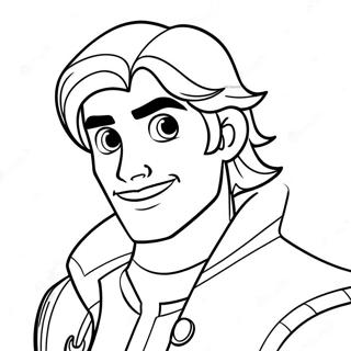 Abenteuerliches Flynn Rider Ausmalbild 58095-48285