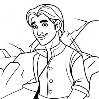 Abenteuerliches Flynn Rider Ausmalbild 58095-48286