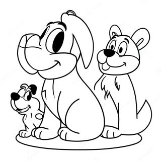 Verspielte Disney Hunde Ausmalbild 58115-48297