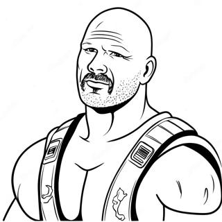 Stone Cold Steve Austin Ausmalbilder