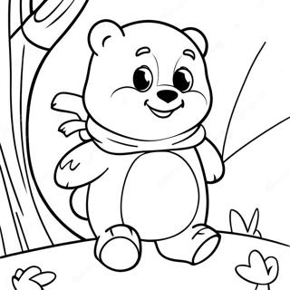 Eule Winnie Puuh Ausmalbild 58144-48320