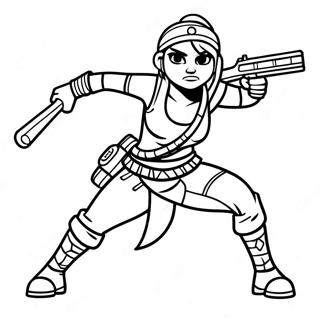 Renegade Raider In Kampfhaltung Ausmalbild 58255-48415