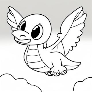 Lugia Fliegt Am Himmel Ausmalbild 58335-48487