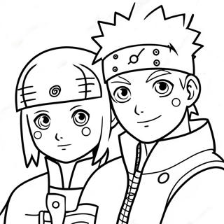 Naruto Und Hinata Ausmalbilder