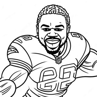 Dalvin Cook Action Pose Ausmalbild 58404-48527