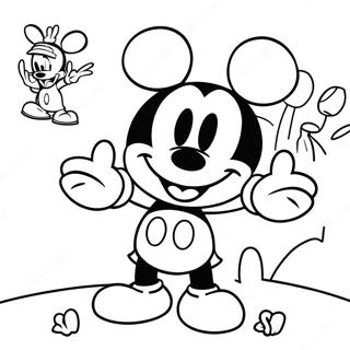 Mickey Mouse Playhouse Abenteuer Ausmalbild 58486-48594