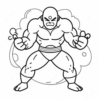 Jiren In Kampfpose Ausmalbild 58596-48683