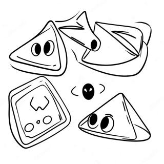 Hamantaschen Ausmalbild 58915-48930