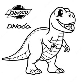 Dinoco Logo Ausmalbild 59005-49003