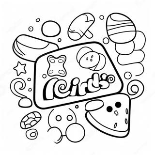 Nerds Candy Logo Ausmalbild 59286-49223