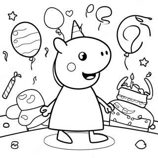 Peppa Wutz Geburtstag Ausmalbilder