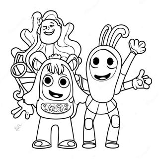 Doodlebops Ausmalbild 59466-49362