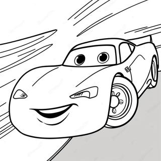 Cars 3 Lightning Mcqueen Rennaktion Ausmalbild 59606-49474