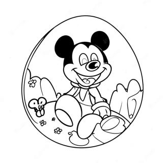 Mickey Mouse Osterei Ausmalbild 59617-49478