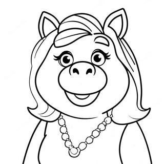 Miss Piggy Ausmalbild 59646-49499