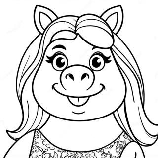 Miss Piggy Ausmalbild 59646-49500