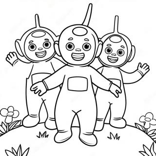 Ausmalbild Von Den Teletubbies 5964-4763